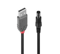 Câble adaptateur Lindy USB A mâle - DC 5,5/2,5 mm mâle, 70267