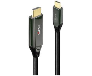 Câble adaptateur LINDY USB-C® USB-C® mâle, Fiche mâle HDMI-A 3.00 m noir 43369 8K UHD Câble HDMI
