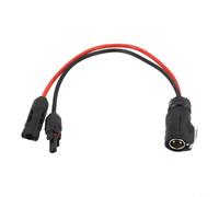 Câble adaptateur LP-20 pour aviation à 2 broches pour hella, câble de raccordement de panneau solaire 10 AWG pour alimentation, étanche IP67 pour camping-car, camping, extérieur, 36 V 30 A ≤ 360 W
