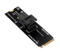 Câble adaptateur M.2 NVME vers U.2 Mini SAS 8643 vers 8639 U.2 (SFF-8639) NVMe PCIe vers Mini SAS (SFF-8643) SSD