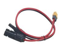 Câble adaptateur MC-4 femelle et mâle vers XT60 compatible avec tous les panneaux solaires de sortie MC-4 connectant 12 AWG