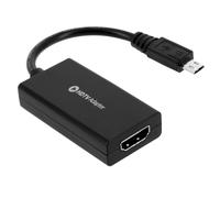Câble adaptateur MHL HDMI vers Micro-USB pour smartphone et tablette Noir
