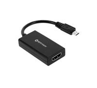 Câble adaptateur MHL HDMI vers Micro-USB pour smartphone et tablette Noir