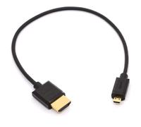 Câble Adaptateur Micro Hdmi Vers Hdmi Compatible Ethernet 4K 3D Retour Audio Pour Smartphones, Tablettes, Caméras D'Action, Nikon B500, Raspberry Pi 4 (30 Cm)[Hero3566]