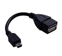 Câble Adaptateur Micro USB OTG 15 cm - USB 2.0 A Femelle vers Micro USB Mâle - Transfert de Données - Compatible Clavier, Souris, Manette, Clé USB, Compatible Android - Straße Tech