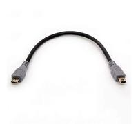 Câble adaptateur micro USB vers mini USB - Micro USB mâle vers mini USB mâle OTG convertisseur de code d'extension pour appareil mobile (20 cm)