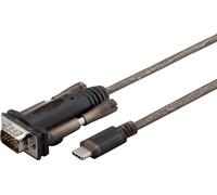 MicroConnect - Câble USB - DB-9 (M) pour USB-C (M) - USB 3.1 - vis moletées