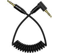 Câble adaptateur microphone 3,5 mm TRS vers TRRS pour VideoMic Câble 3 pôles mâle vers 4 pôles mâle compatible avec IOS et Android smartphone,ordinateur portable-Top Series 30cm