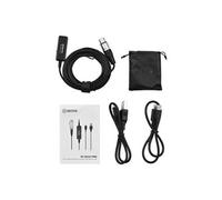 Câble adaptateur Microphone BY-BCA7 PRO Ultra long 6M XLR vers connecteurs Lightning et USB-A avec prise casque 3,5 mm