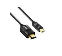 - Câble adaptateur - Mini DisplayPort mâle pour HDMI mâle - 1.8 m