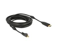 Delock - Câble adaptateur - Mini DisplayPort mâle pour HDMI mâle - 5 m - noir - support 4K