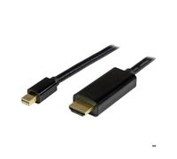 Câble adaptateur Mini DisplayPort vers HDMI - STARTECH.COM - 2 m - 4K - Noir - Mâle/Mâle