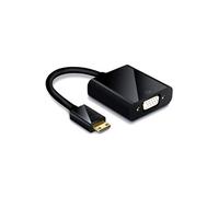 Cable Adaptateur - Mini HDMI a VGA femelle video Cable d'adaptateur 1080P pour NoteBook PC - Noir