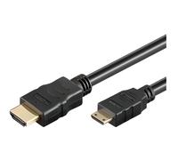 Câble adaptateur mini-Hdmi mâle vers Hdmi, 1.5m