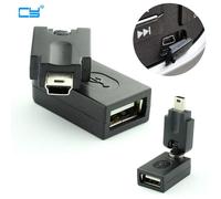 Câble adaptateur Mini USB vers USB 2.0 femelle 180x360, Flexible, coudé, 360 degrés, rotatif vers Mini USB otg, livraison gratuite