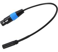 Câble Adaptateur Mini XLR Mâle vers XLR Femelle 3 Broches 34cm 24AWG 4N pour Caméra BMPCC 4K Video Assist 4K Sharp 8K Cam Rode Video Mic