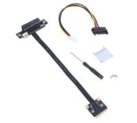 Câble adaptateur MiniPCIe vers PCIE 1X 4XX 8X 16X pour connecteurs d'extension PCIE 270 degrés