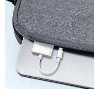 Câble adaptateur multimédia iOS vers HD, blanc, 11,1x3,4x0,8 cm