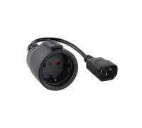 Câble adaptateur Nanocable pour UPS C14 mâle vers CEE7 femelle 16A 0.25m - Coule