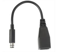 Câble adaptateur noir, convertisseur d'alimentation secteur, accessoires de jeux de haute qualité pour Xbox 360 vers Xbox 360.