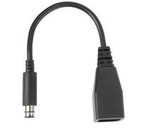 Câble adaptateur noir convertisseur d'alimentation secteur pour 360 vers E