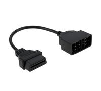 Câble Adaptateur OBD1 22 Broches pour OBD2 16 Broches Compatible avec Toyota Et Compatible avec Mazda Lecteur Diagnostic