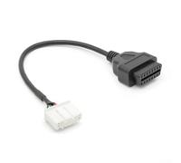 Câble adaptateur OBD2 20 broches pour Tesla Model S X, interface de diagnostic de transmission de données haute vitesse, connecteur en plastique robuste pour diagnostic complet du véhicule (après