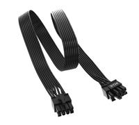 Câble adaptateur PCI Express 8 broches vers 8 broches (6+2) pour alimentations Corsair et Thermaltake, courant élevé, longueur 65 cm