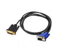 Câble adaptateur Plug and Play PVC DVI mâle vers VGA mâle, 24 + 5 broches, Stable, pour vidéo