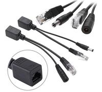 Câble adaptateur POE 12 48v, alimentation Passive par Ethernet, séparateur POE RJ45, Module d'alimentation d'injecteur pour caméra IP
