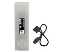 Câble Adaptateur pour Le Famicom Disk System, Remplacement Compatible pour Twin Famicom an 505 RO BK B R, avec Carte de Stockage Micro FDSKey de 4 Go pour émulateur de Jeux rétro (Blanche)