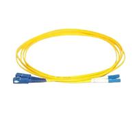 Câble Adaptateur pour Port série, Lot de 2 câbles raccordement à Fibre Optique monomode LC SC St FC, Longueur 3 mètres(LC LC)