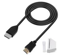 Câble Adaptateur pour Wii vers HDMI Convertisseur Converter pour Wii U Wii 2 HDMI Full HD 1080P/720P Adaptateur 1.5M Prend en Charge Tous Les Modes D'affichage ConsolePlug and Play（Tout-en-un）