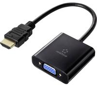 Câble adaptateur Renkforce HDMI / VGA Fiche mâle HDMI-A, Prise femelle VGA 15 pôles 0.15 m noir RF-4531578 blindage double Câble
