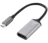 Câble adaptateur Renkforce USB-C® / DisplayPort USB-C® mâle, Prise femelle DisplayPort 0.15 m noir R