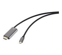 Câble adaptateur Renkforce USB-C® / HDMI USB-C® mâle, Fiche mâle HDMI-A, USB-C®