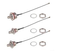 Câble adaptateur RF étanche pour IPEX vers connecteurs femelles SMA avec boîtier de filetage à montage arrière et noyau en cuivre pour les besoins d'installation RF professionnels (10)