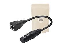 Cable adaptateur RJ45 Femelle vers XLR - DMX 3 Pin Femelle eclairage lighting