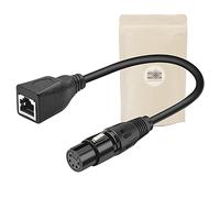 Cable adaptateur RJ45 Femelle vers XLR - DMX 5 Pin femelle eclairage lighting