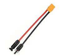 Câble Adaptateur Robuste XT90 Panneau pour Un d ' énergie Efficace, Forte conductivité, Bonne Isolation, câble de Centrale électrique
