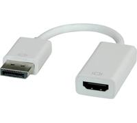Câble adaptateur Roline DisplayPort / HDMI Fiche mâle DisplayPort, Prise femelle HDMI-A 0.00 m gris 12.03.3134 Câble DisplayPort