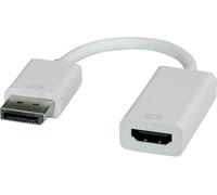 Câble adaptateur Roline DisplayPort / HDMI Fiche mâle DisplayPort, Prise femelle HDMI-A 0.15 m gris 12.03.3134 Câble DisplayPort