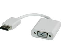 Câble adaptateur Roline DisplayPort / VGA Fiche mâle DisplayPort, Prise femelle VGA 15 pôles 0.15 m gris 12.03.3135 Câble DisplayPort