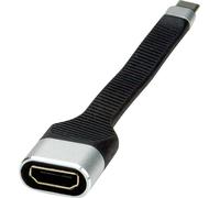 Câble adaptateur Roline USB-C® / HDMI USB-C® mâle, Prise femelle HDMI-A 0.00 m noir 12.03.3212 Câble dafficheur USB-C®