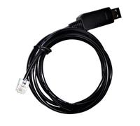 Câble Adaptateur RS485 RJ11 vers USB 6P4C FT232RL for Console de Commande de Moteur à Courant Alternatif série VFD, câble de Communication vers PC(1.8m)