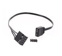 Câble Adaptateur Rvb Pour Ventilateur Thermaltake Riing Plus Trio Quad Rvb,Connectez-Vous Aux Appareils Argb 5 V 3 Broches,Câble Adaptateur 9 Broches Vers 3 Broches