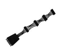 Câble adaptateur SATA - SilverStone - SST-CP06-E4 - 4 connecteurs - Ultra flexible - 2200μF