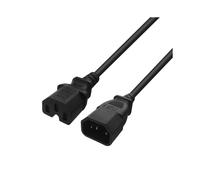 Câble Adaptateur Secteur, C14 à C15 Lettre de Produit RéVolution des Mots avec Câble D'Extension D'Alimentation (2.0M)