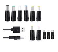 Câble adaptateur secteur USB 2026 de qualité supérieure avec connecteurs interchangeables pour une compatibilité universelle - Alimentation fiable de vos appareils (noir, taille unique)