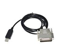 Câble adaptateur série mâle, Câble adaptateur de communication série RS232 USB vers DB25 mâle 1,8-5 m(5m)